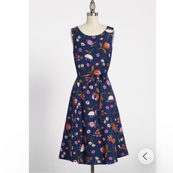 Modcloth x Princess Highway Floral Strawberry Printed Mini Dress - Picture 1 of 10